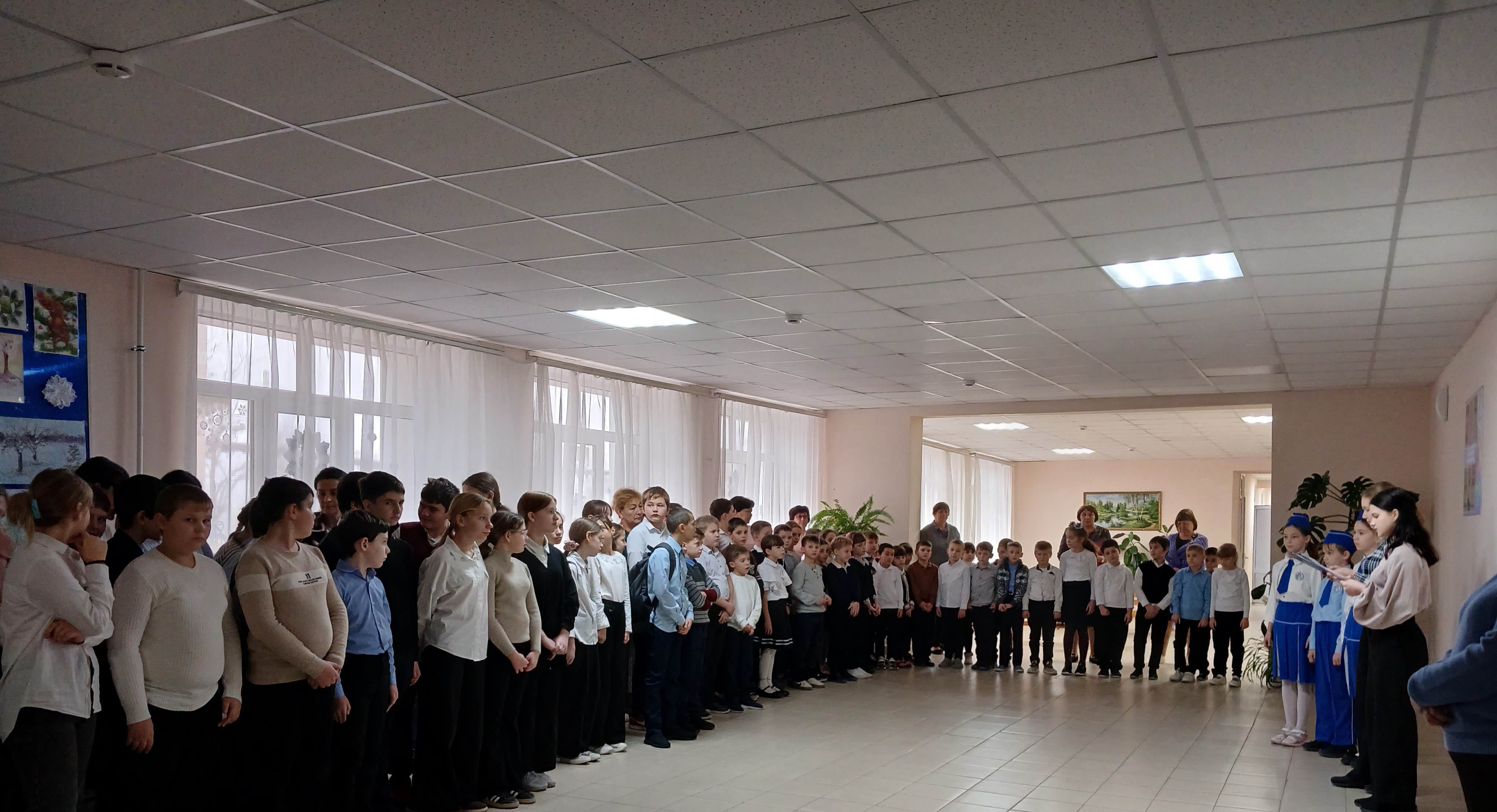 Линейка «Безопасные зимние каникулы!».